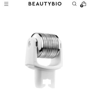 BeautyBio White and Silver Skincare Tool